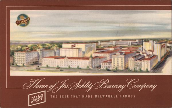 Home of Jos. Schlitz Brewing Company Milwaukee Wisconsin