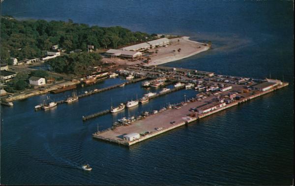 Aerial View of St Andrew's Marina Panama City Florida