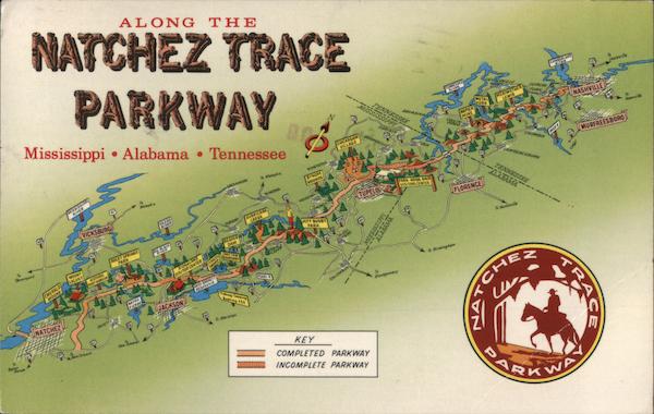 Along the Natchez Trace Parkway - Mississippi, Alabama, Tennessee