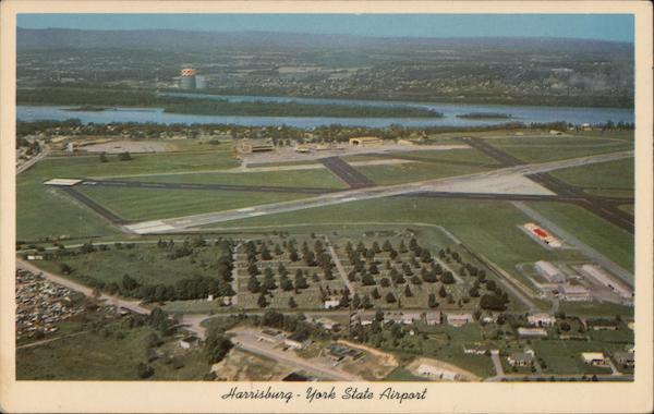Aerial View of Harrisburg-York State Airport Pennsylvania