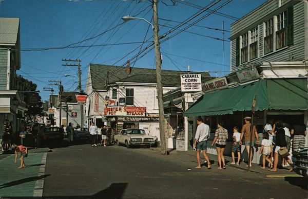 Business District, Commercial Street - Cape Cod Provincetown Massachusetts