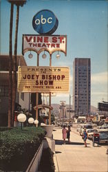 Vine Street Theatre ABC Joey Bishop Show Hollywood, CA Postcard Postcard Postcard