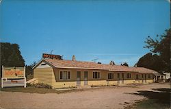 Moore's Motel on Lake Huron Postcard