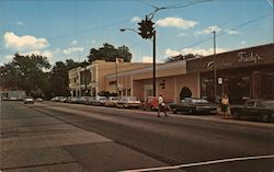 Post Road Fairfield Center Postcard