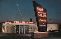Tom's Steakhouse Postcard