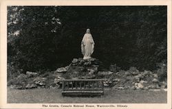 The Grotto at Cenacle Retreat House Warrenville, IL Postcard Postcard Postcard