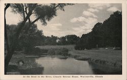 At the Bend in the River Cenacle Retreat House Warrenville, IL Postcard Postcard Postcard