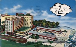 Hotel Di Lido Miami Beach, FL Postcard Postcard Postcard