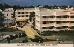 Dorchester Hotel and Pool Postcard