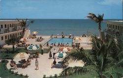 Carousel Apartment MOtel Postcard