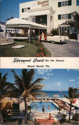 Sherwood Court On The Ocean Miami Beach, FL Postcard Postcard Postcard