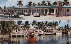 The Seacourt Motel (facing the ocean) Postcard
