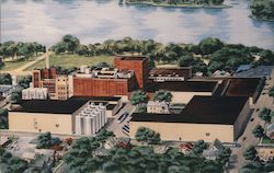 Aerial View of G. Heileman Brewing Company Postcard