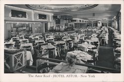 The Astor Roof, Hotel Astor New York, NY Postcard Postcard Postcard