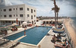 Kimberly Hotel - Pool - Cabanas Miami Beach, FL Postcard Postcard Postcard