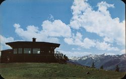 Sun Deck on Ajax Mountain - Top of Aspen Chair Lift Colorado Postcard Postcard Postcard