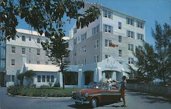 Entrance to Elbow Beach Surf Club Postcard