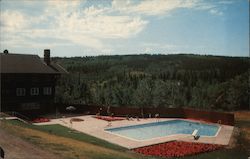 Swimming Pool Glacier Park Lodge Postcard