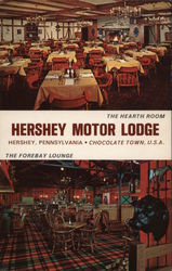 Hershey Motor Lodge Postcard