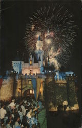 Fantasy in the Sky - Disneyland The Magic Kingdom Postcard