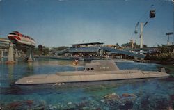 Submarine Ride at Disneyland Postcard