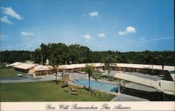 Alamo Motel - You Will Remember The Alamo Postcard