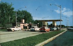 South Bend Toll Plaza Indiana Toll Road Postcard