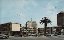 Downtown TraveLodge Postcard