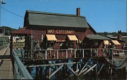 Boothbay Harbor's Motif No.1 Maine Postcard Postcard Postcard