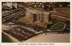 New Mt. Sinai Hospital on Miami Beach Florida Postcard Postcard Postcard
