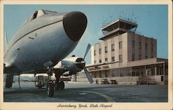 Harrisburg-York State Airport Pennsylvania Postcard Postcard 