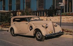 1936 Super Eight Packard 4-door Phaeton - Automobilorama Postcard