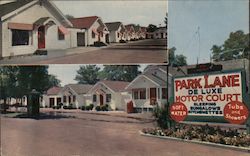 Park Lane Motor Court Spokane, WA Postcard Postcard Postcard