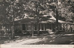 Administration Building - College Camp - On Lake Geneva Williams Bay, WI Postcard Postcard Postcard