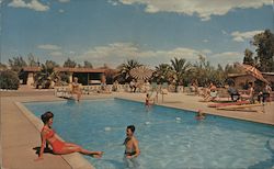 Ghost Ranch Lodge Pool Postcard
