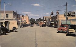 Street Scene, Looking to the North Ogallala, NE Postcard Postcard Postcard