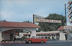 Travelers Motel Postcard