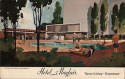 Hotel Mayfair Los Angeles, CA Postcard Postcard Postcard