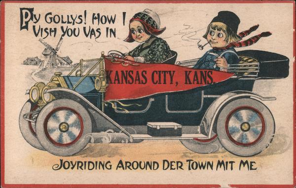 Dutch Children in Car Kansas City