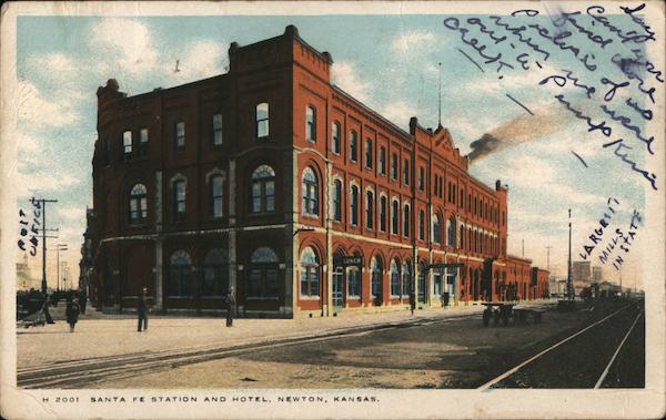 Santa Fe Station and Hotel Newton Kansas