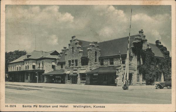 Santa Fe Station and Hotel Wellington Kansas