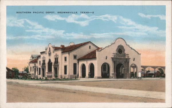Southern Pacific Railroad Depot Brownsville Texas