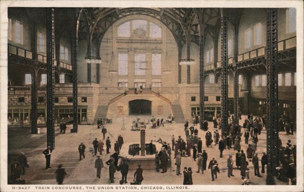 Train Concourse, The Union Station Chicago Illinois