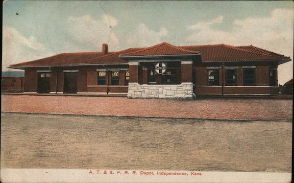 Atchison, Topeka and Santa Fe Depot Independence Kansas
