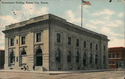 Government Building Kansas City, KS Postcard Postcard Postcard