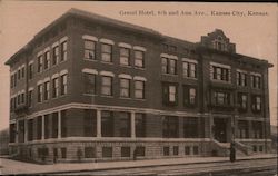 Grund Hotel, 6th and Ann Avenue Kansas City, KS Postcard Postcard 