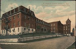 St. Margaret's, Largest Hospital West of the Missouri River Kansas City, KS Postcard Postcard Postcard