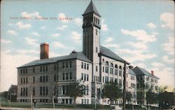 High School Kansas City, KS Postcard Postcard Postcard