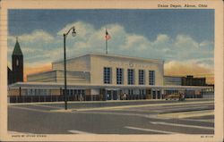 Union Depot Akron, OH Postcard Postcard Postcard