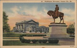 Washington Monument Kansas City, MO Postcard Postcard Postcard
